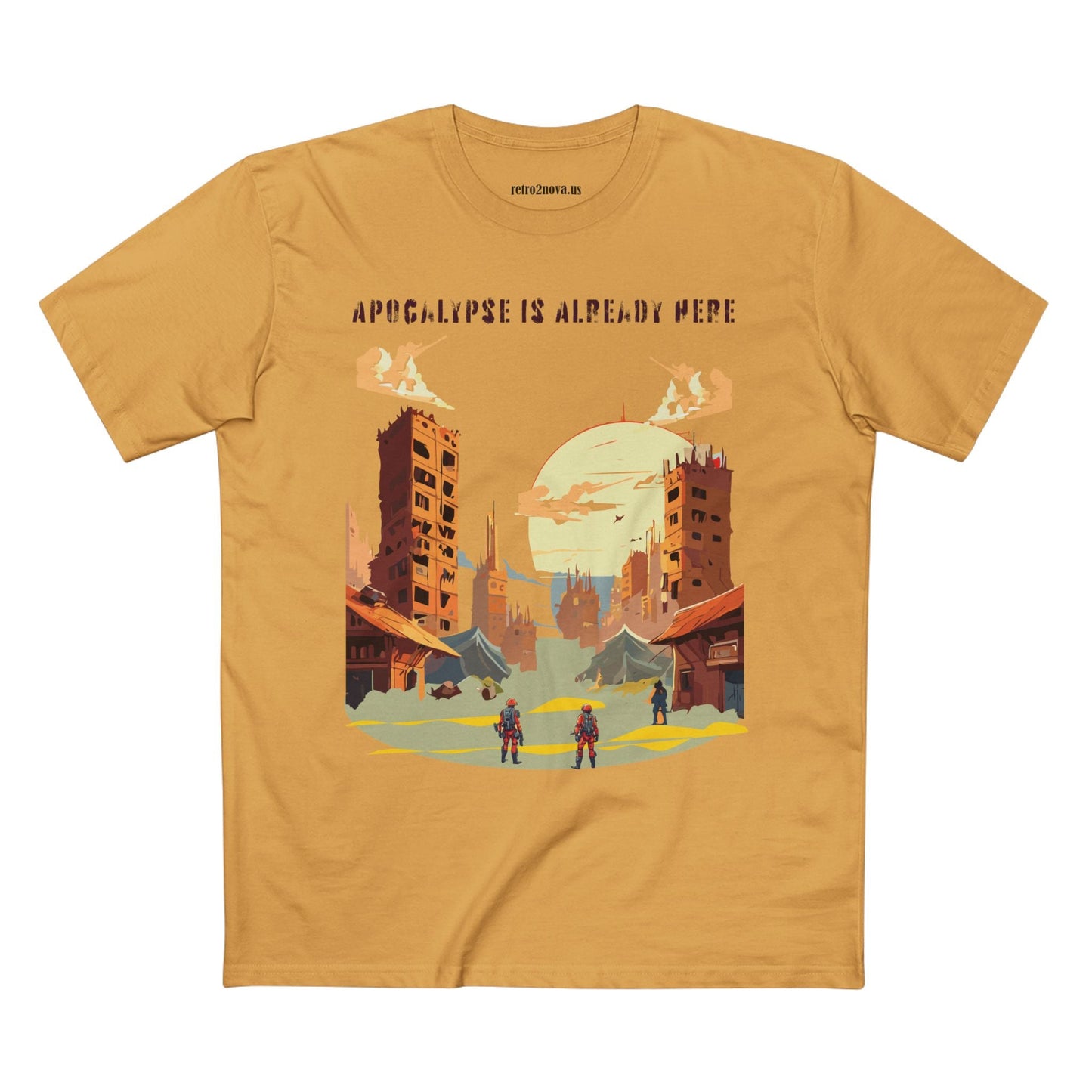 Unisex Premium Cotton Staple Tee With Original Art Design From Retro2Nova Art Collection