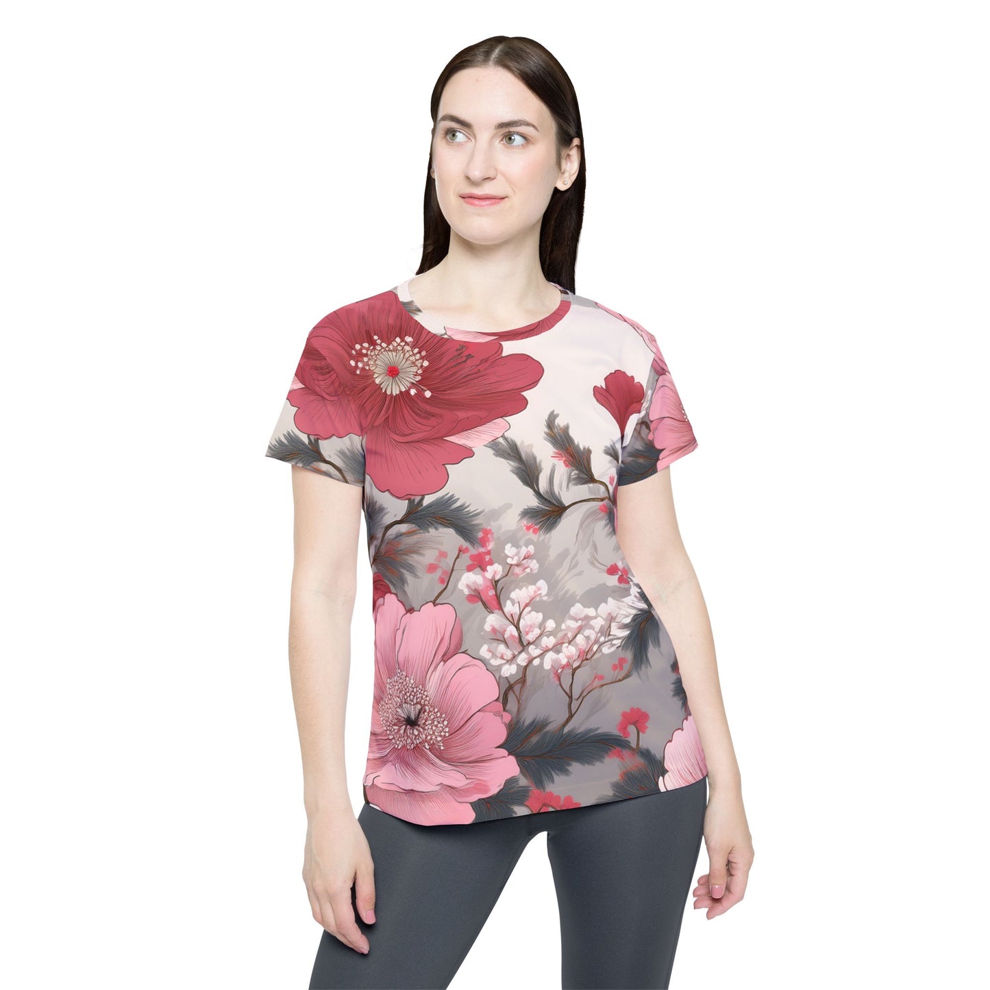 Floral Print Shirt, Shirt with Flowers