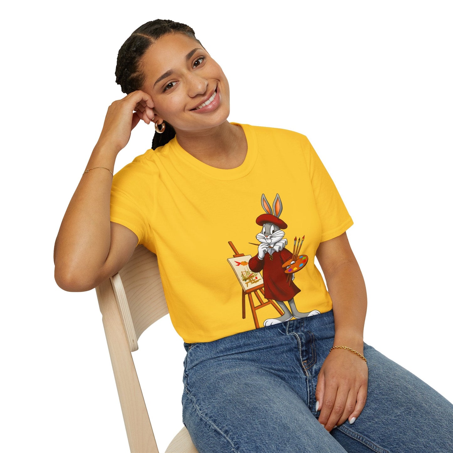 Bugs Bunny Cartoon Shirt Unisex Tee Shirt With Classic Animation Design Graphic Artwork