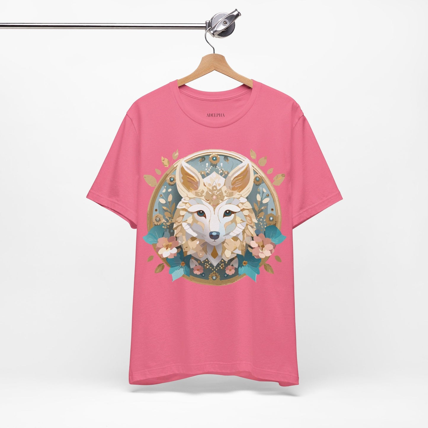 Medallion Graphic Unisex 100 Cotton Vintage Animal Medal Artwork Tee 80