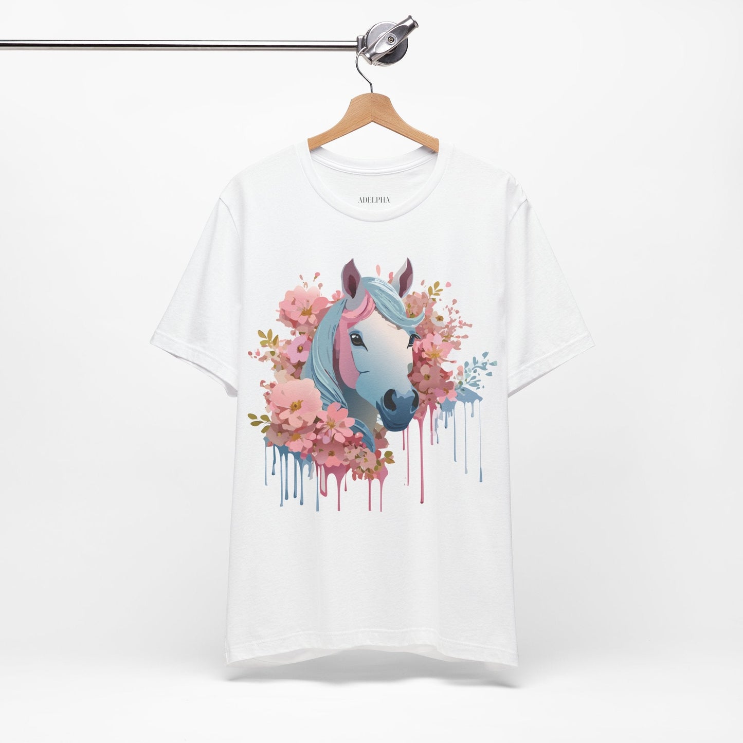 Horse Graphic Unisex 100 Cotton Vintage Animal Art T-Shirt 15