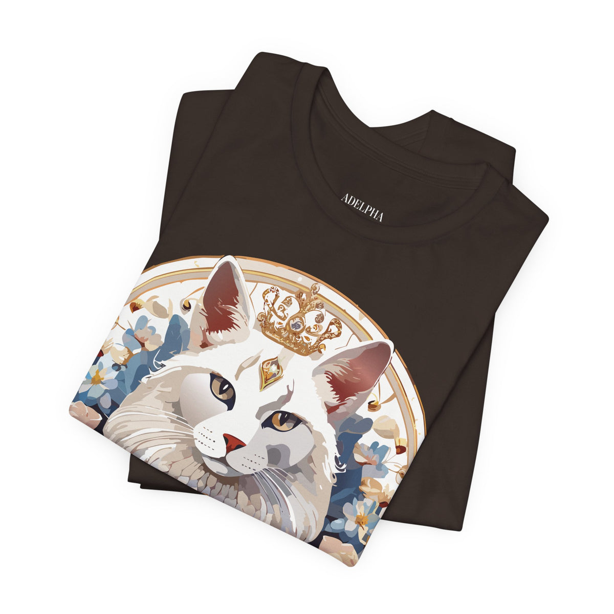 Medallion Graphic Unisex Cotton Bella+Canvas Tee with Art Design d74