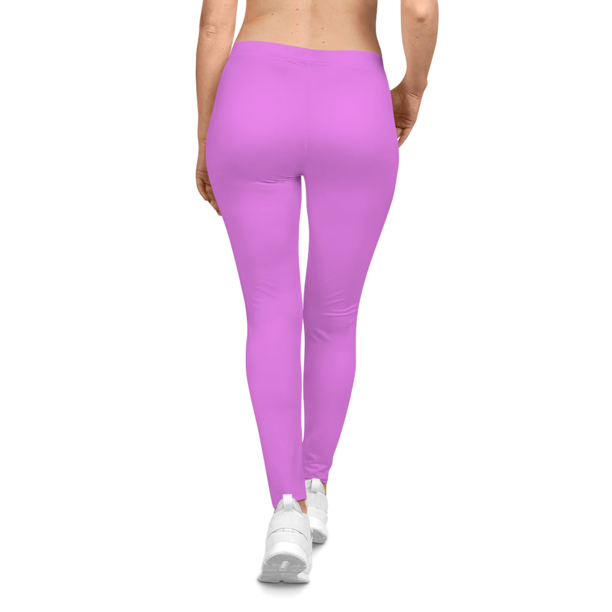 Violet Color Women's Poly-Span Casual Leggings XS-2XL