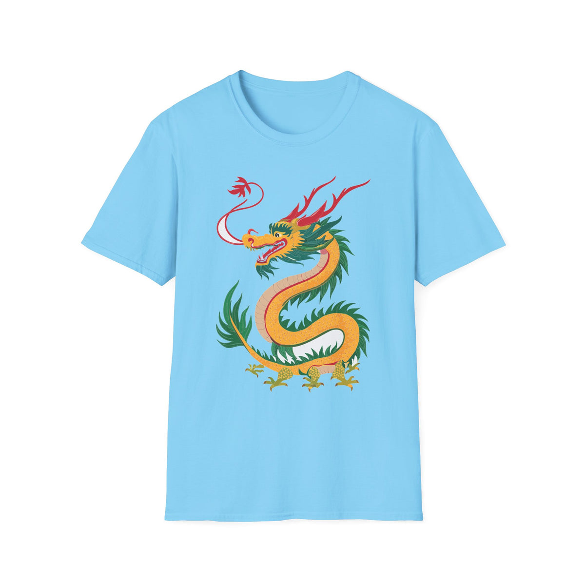 Dragon Graphic Tee Gildan Unisex 100 Cotton Tee Shirt with Animals m19