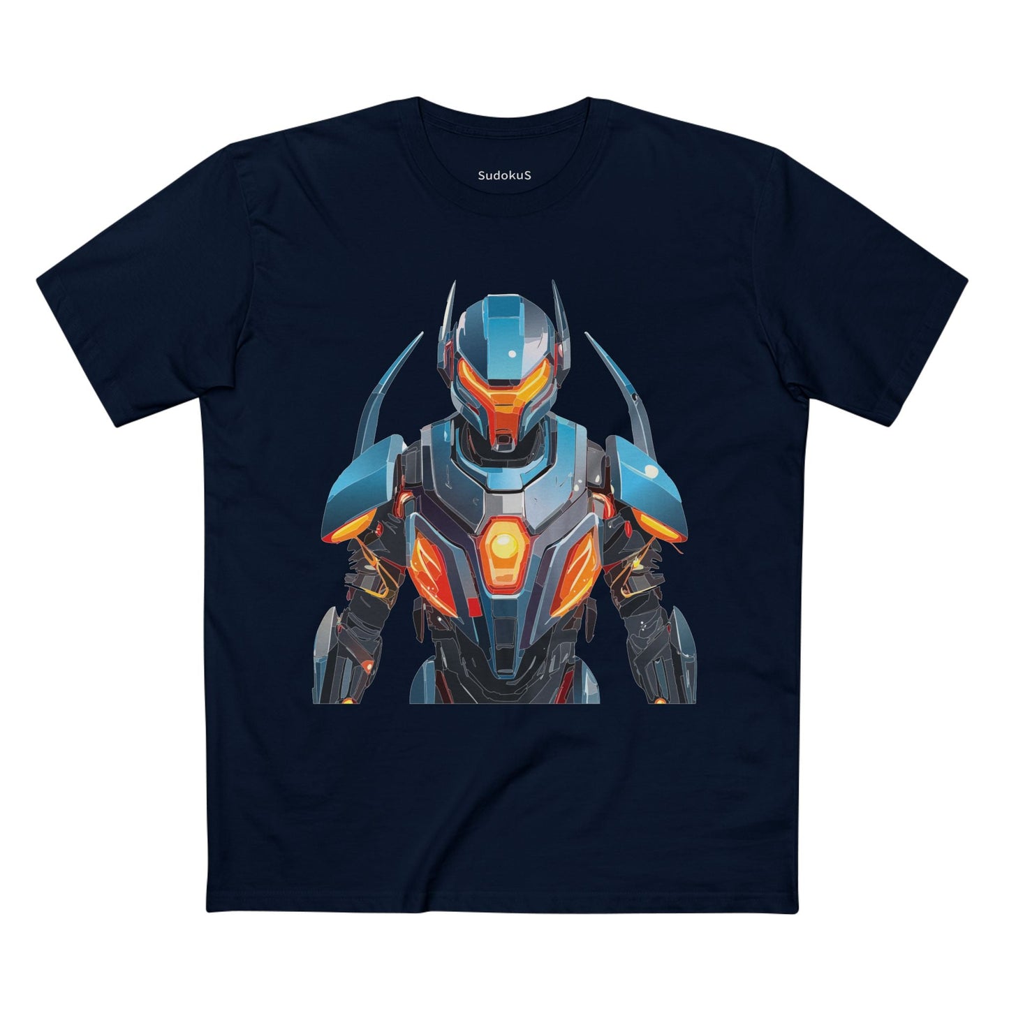 Cyborg Robot Graphic Unisex 100 Cotton Staple Tee 21