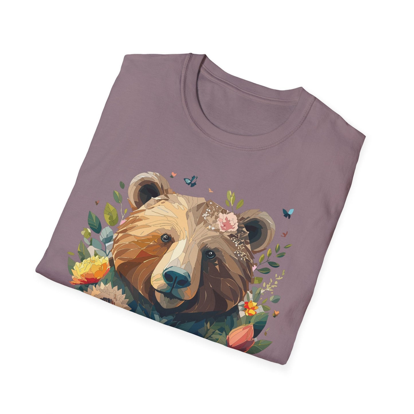 Bear T Shirt Unisex Teddy Bear Tee Gildan Softstyle 64000 100 Percent Ring Spun Cotton