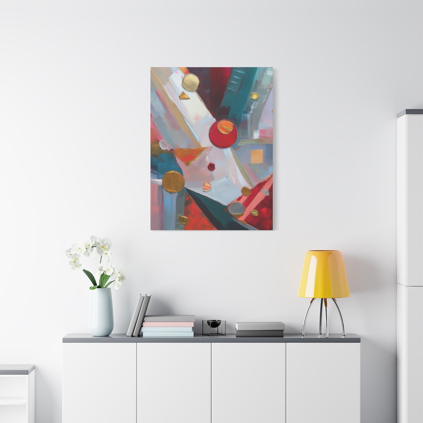 Abstract Oil Painting Print Canvas 20x24,20x30,24x30 24x32,24x36,30x40 32x48,36x48,40x60 Pine-Wood Inner Frame ABS-168