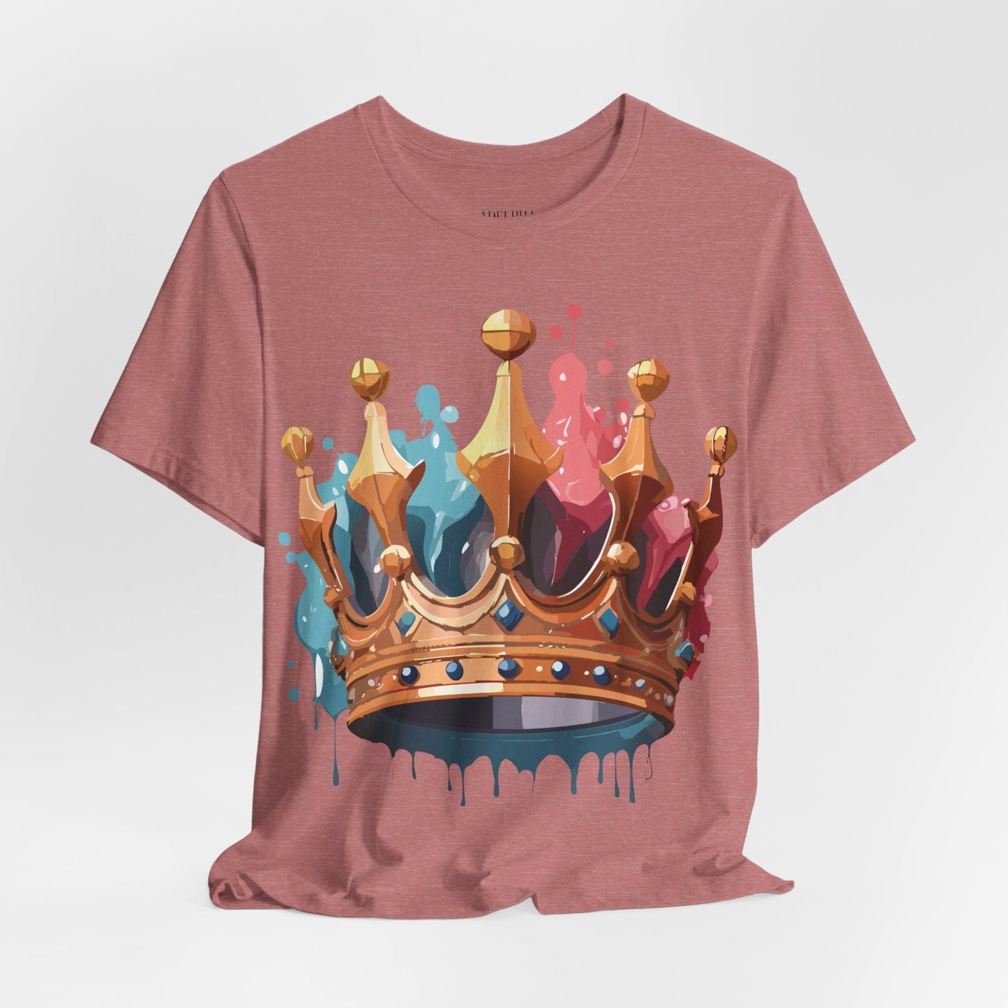 Adelpha Crown Graphic Tee Unisex Vintage Inspired Art Design Short Sleeve Premium Quality
