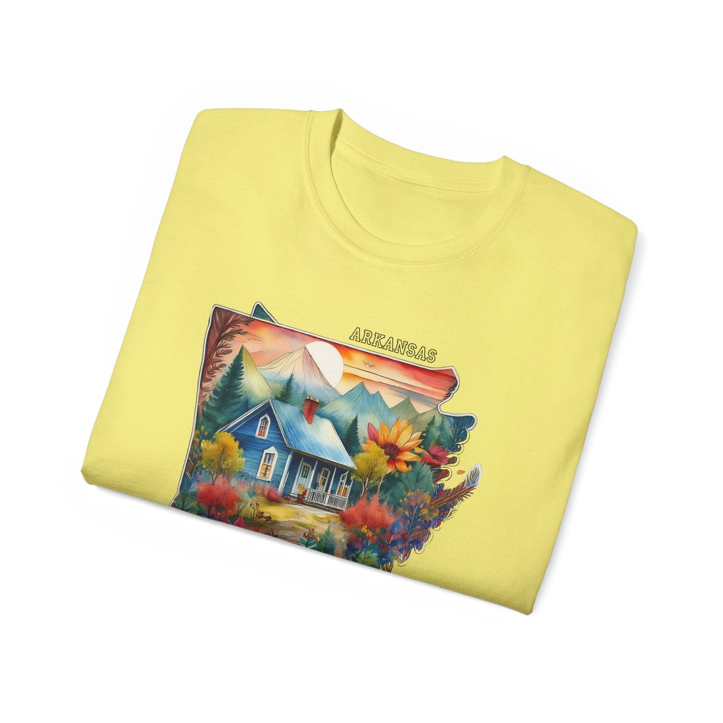 Arkansas Graphic Unisex Cotton T‑Shirt 2