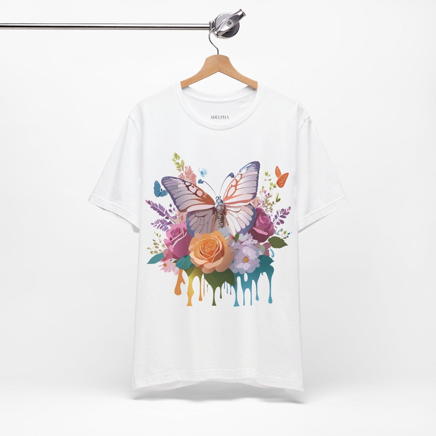 Butterfly Graphic Tee Unisex Jersey Short Sleeve By Adelpha Art Design