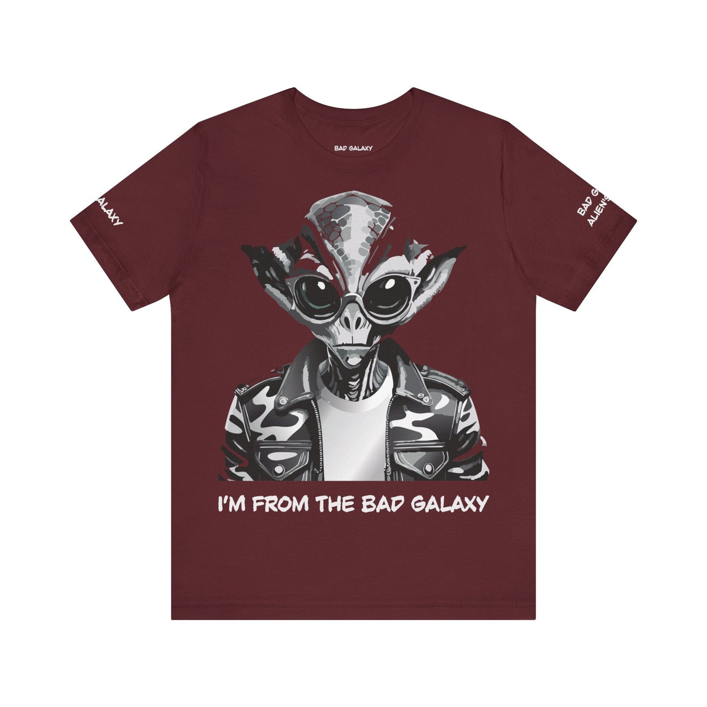 Alien T Shirt From Bad Galaxy Made To Order 100 Cotton Eco Friendly Inks Soft Comfortable