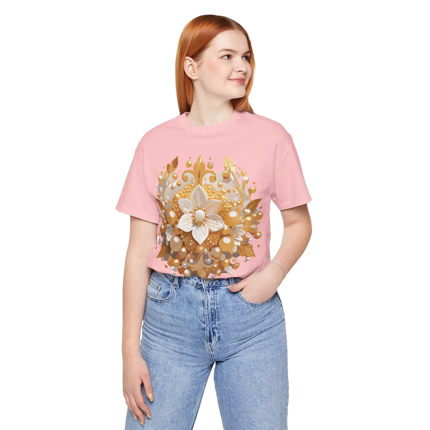 Jewelry Graphic Unisex 100 Cotton Vintage Treasure Art T-Shirt 26