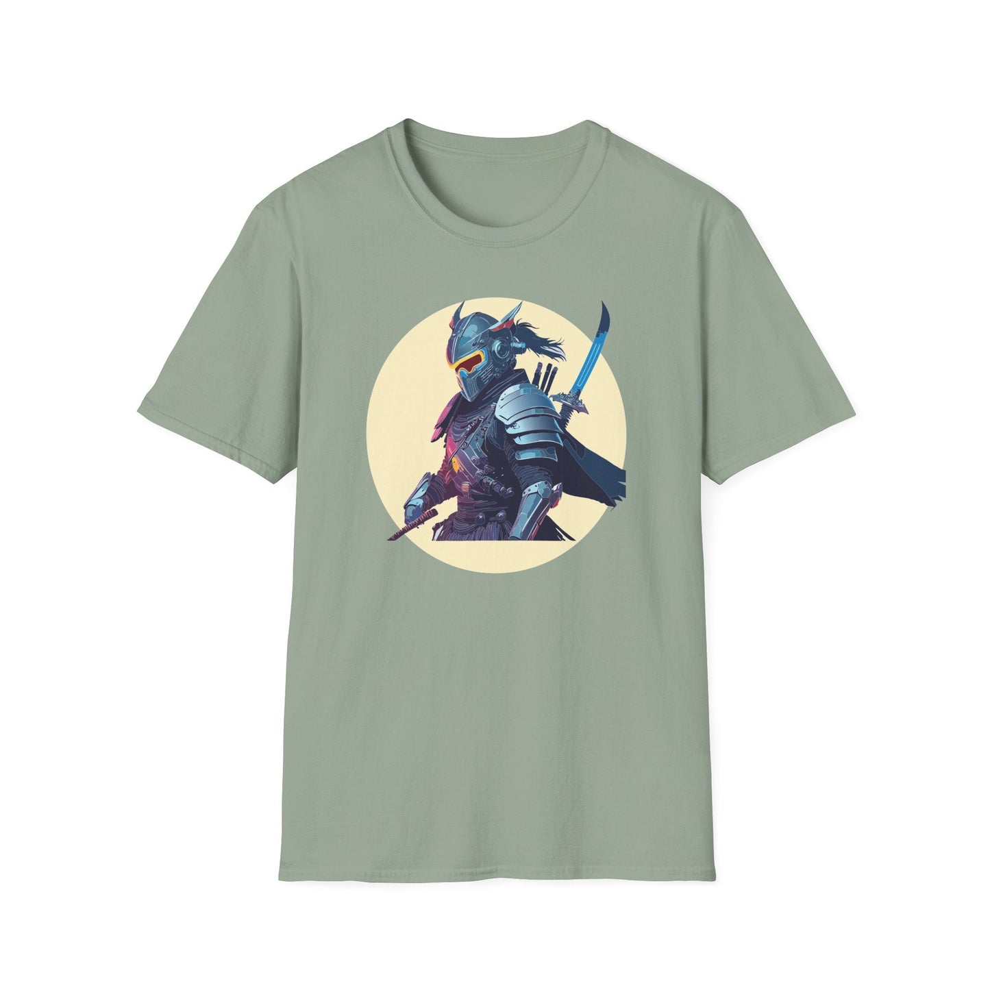 Samurai Shirt Unisex Softstyle Short Sleeve T Shirt Gildan 64000 Breathable Comfort Wear