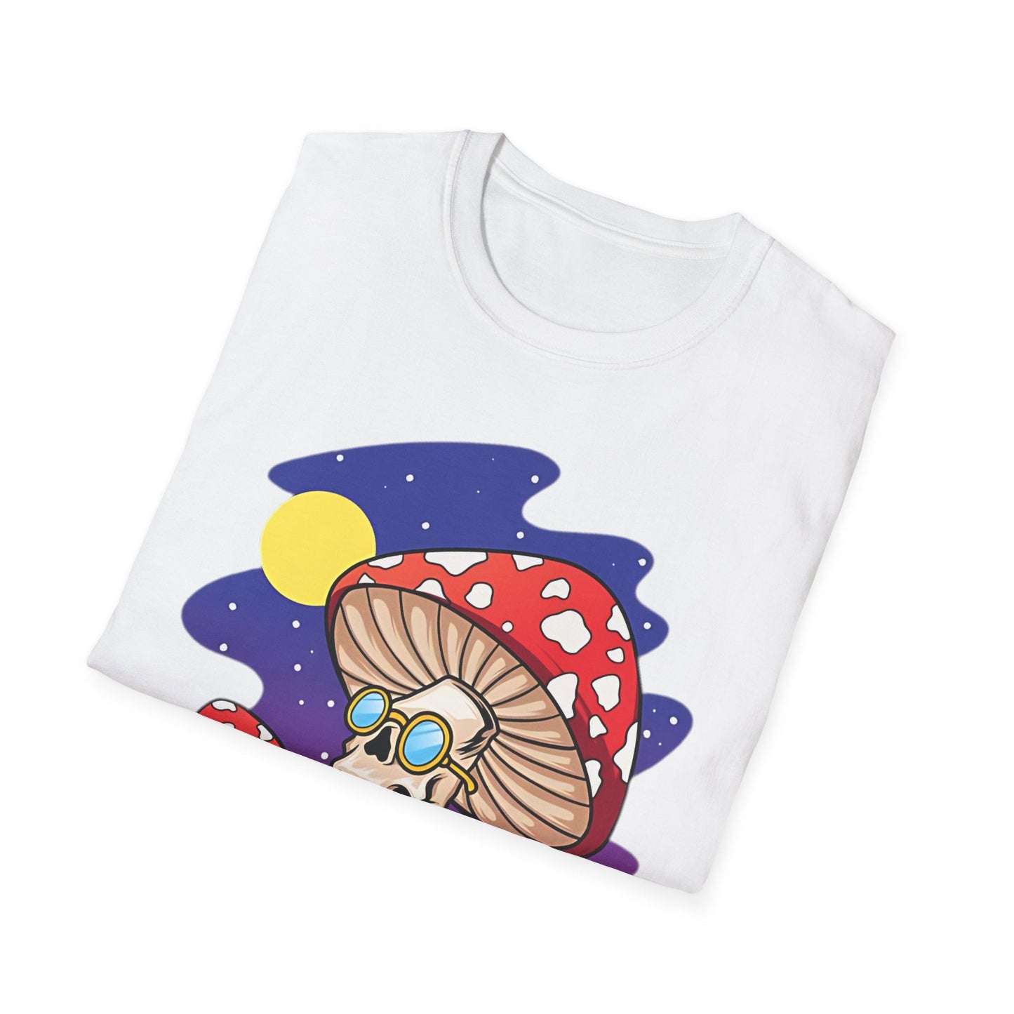 Mashroom Mushroom Tee Shirt Unisex Funny Fungus Design Softstyle 64000 Cotton Tee