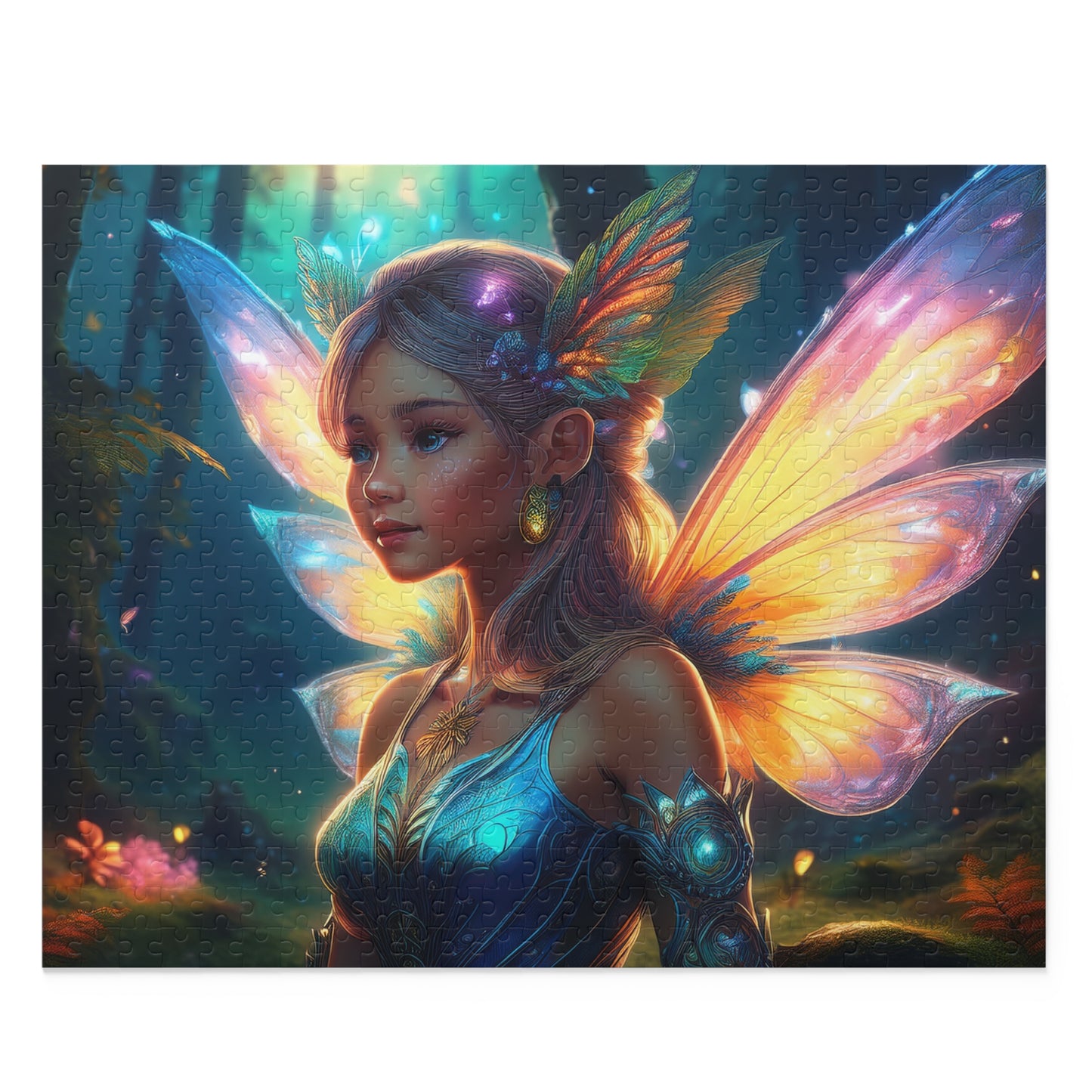 Fairy Puzzle 500-Chipboard Pieces in Box | Kids Puzzles Size: 16" x 20",  Ages 9+ and Family pn5
