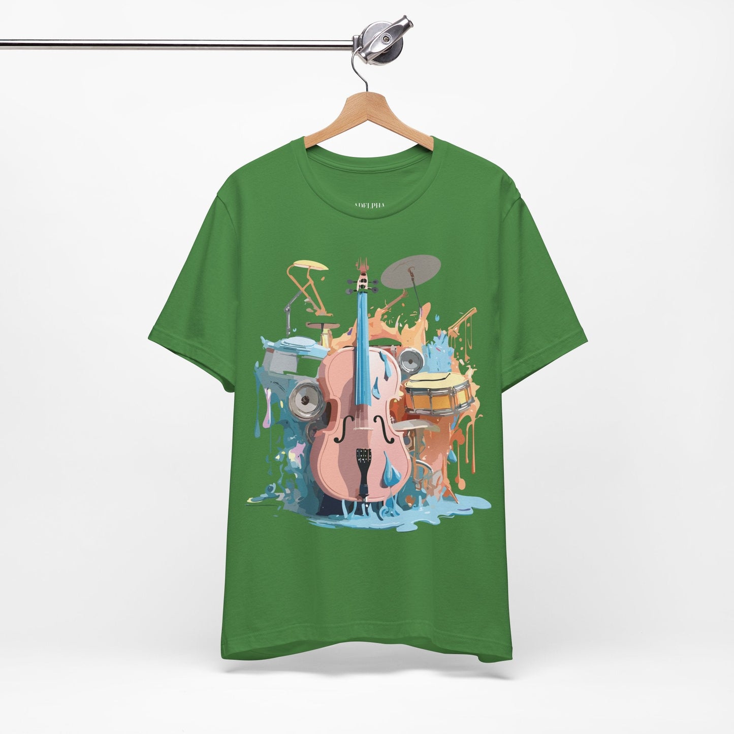 Adelpha Graphic Music T Shirt Unisex Jersey Short Sleeve Tee Art Design Premium Vintage Inspired
