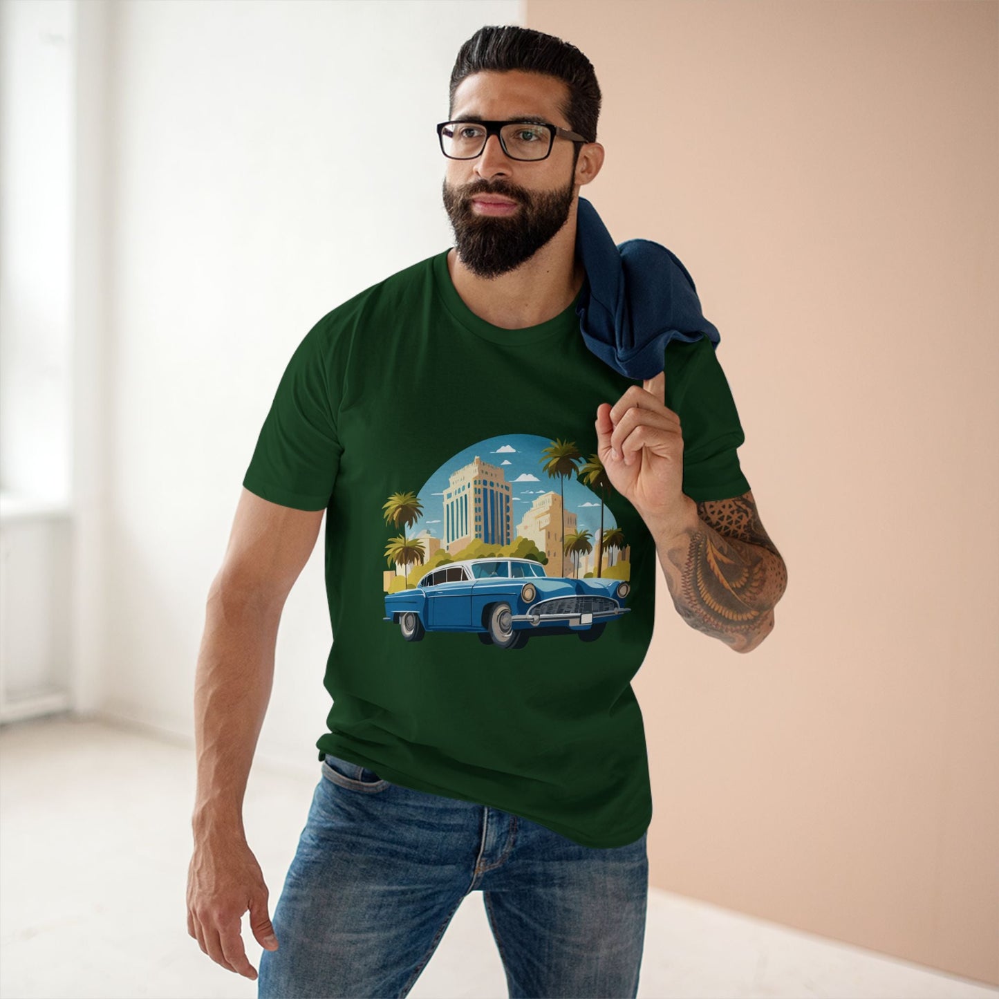 Retro Car Shirt Unisex Vintage Car Tee With Original Artwork RC23 Premium Cotton