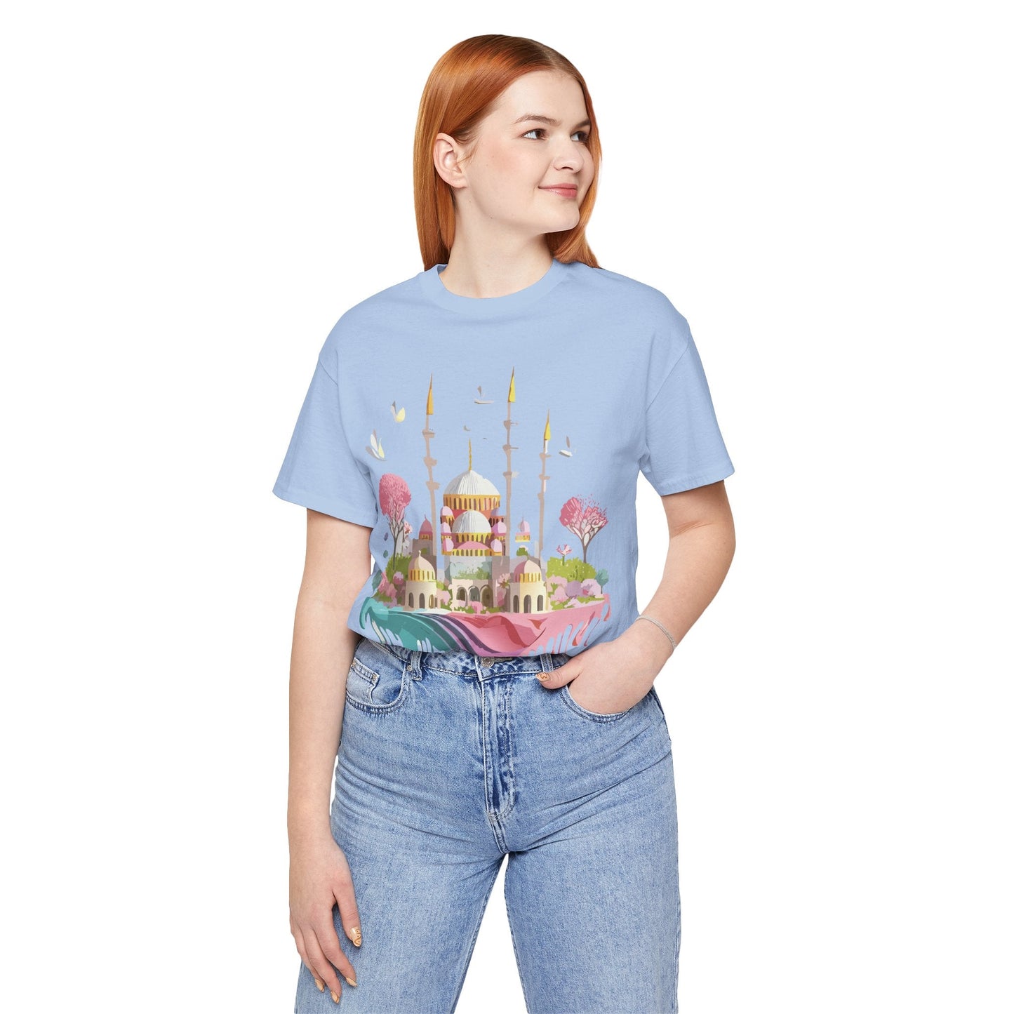 Istanbul Tourist Shirt Graphic Tee Unisex Jersey Short Sleeve Vintage Inspired Art Adelpha