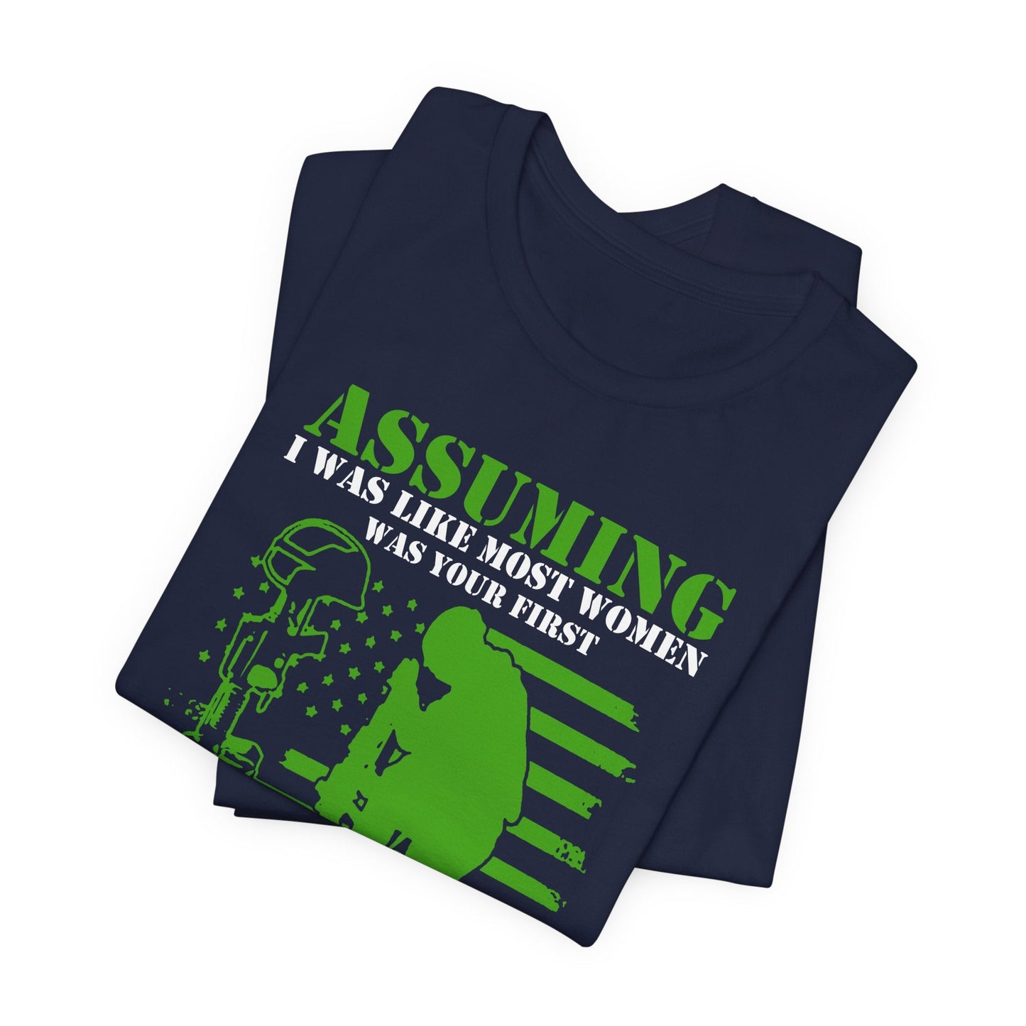 Army Veteran Patriotic Graphic Design Unisex Cotton T-Shirt v45