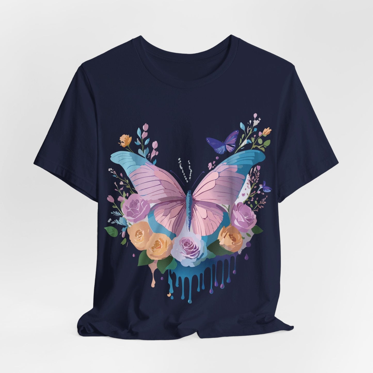 Adelpha Unisex Graphic Tee With Vintage Inspired Artwork Short Sleeve