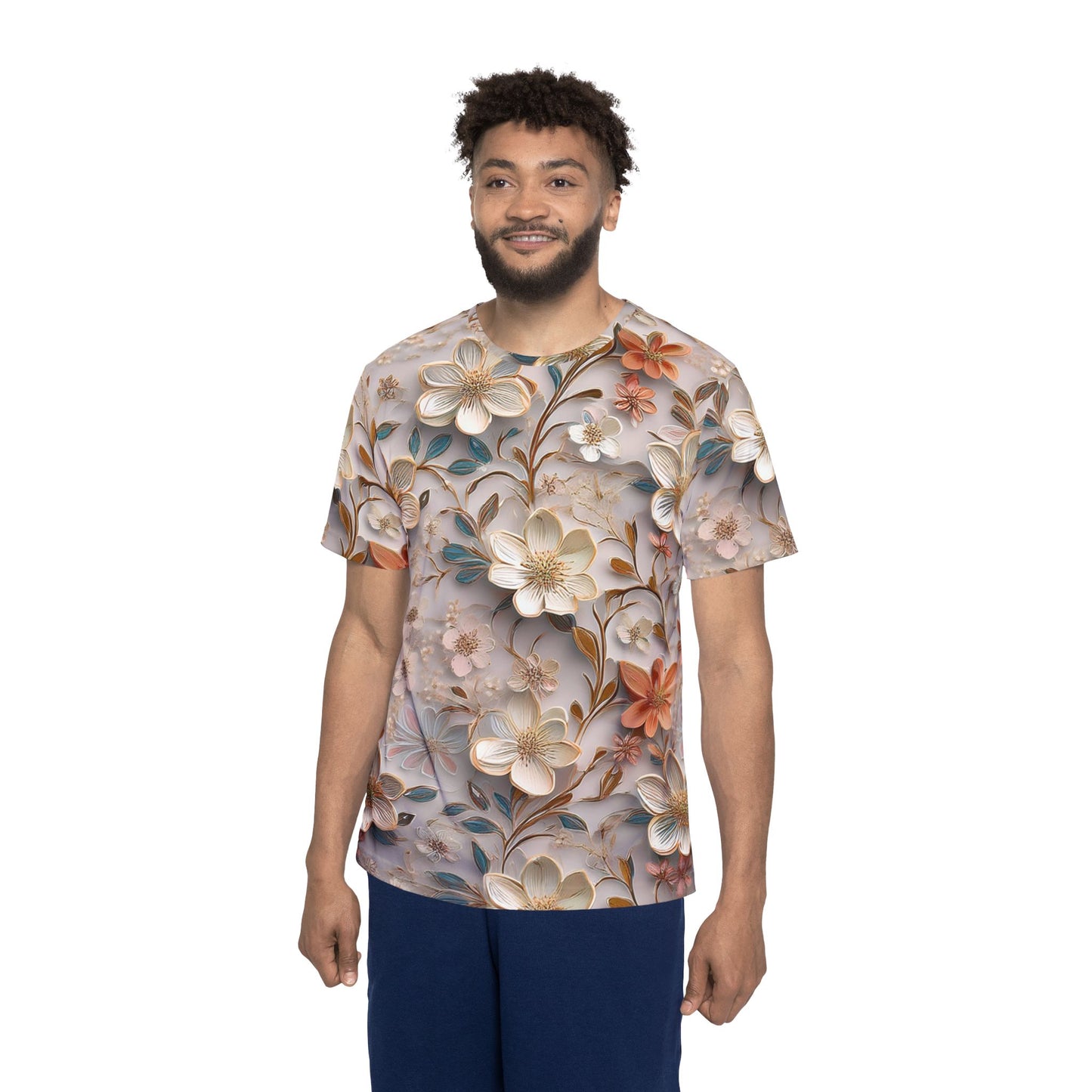 Unisex Floral Shirt, Floral Tee Shirt, Floral T-Shirt, T Shirt with Flowers 13