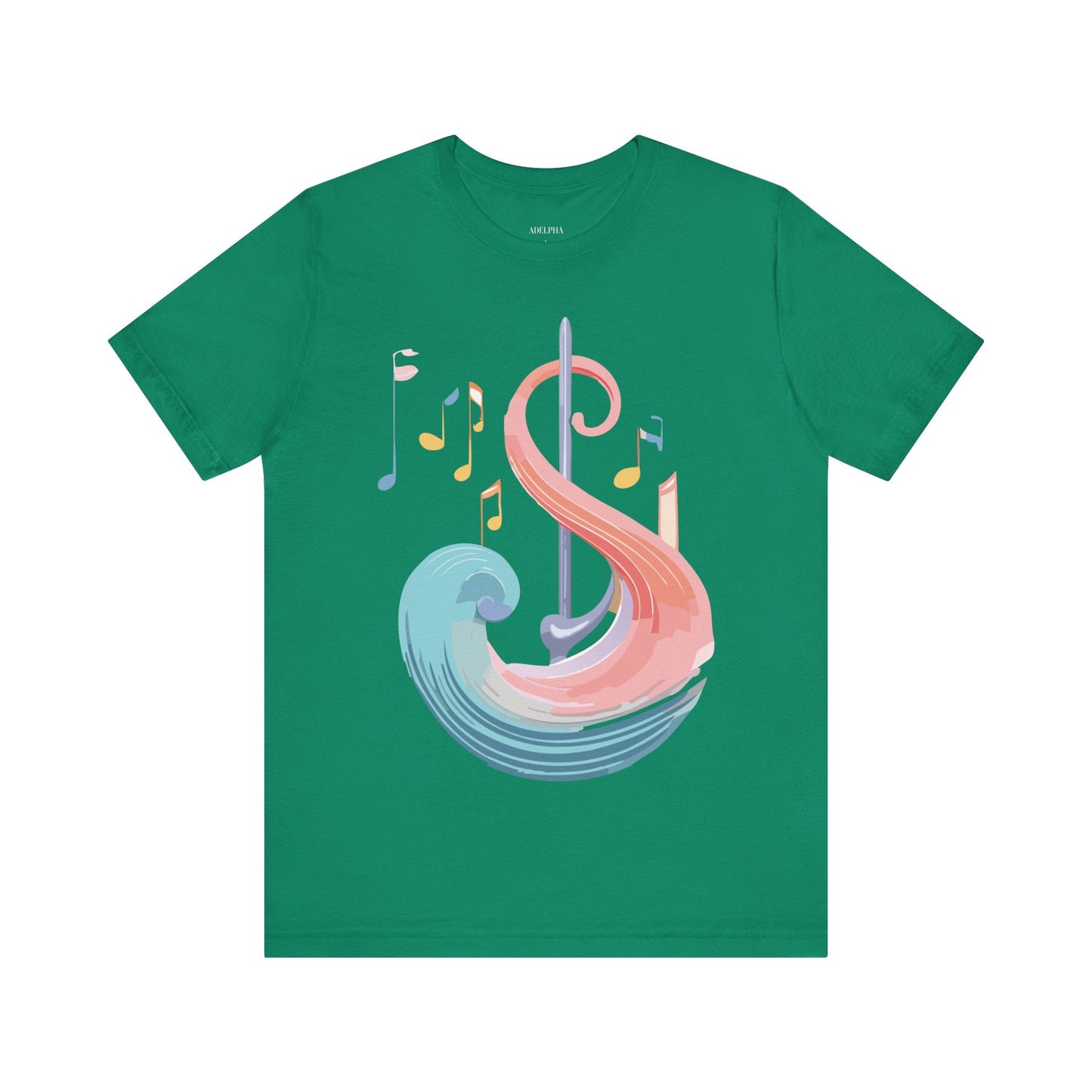 Music T Shirt Graphic Tee Unisex Short Sleeve Adelpha Vintage Inspired Artwork Art Design
