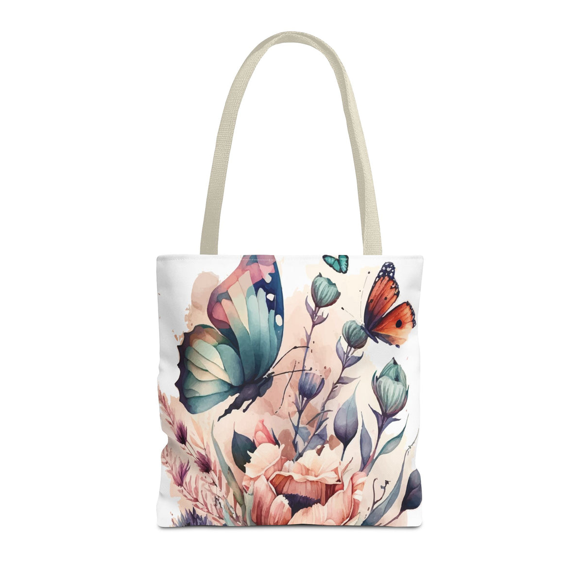 Bolsa con estampado de mariposas 