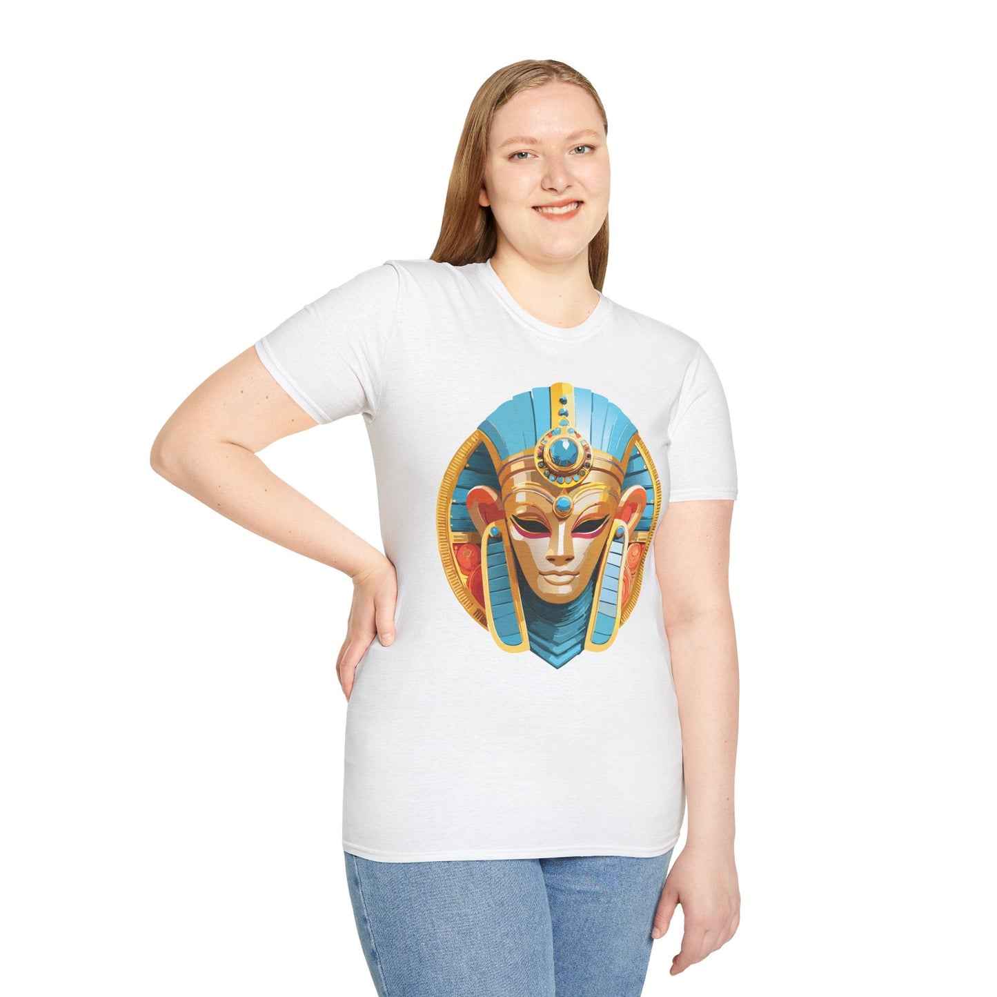 Mask Tee Shirt Unisex Softstyle Short Sleeve Art Design T Shirt 100 Percent Ring Spun Cotton