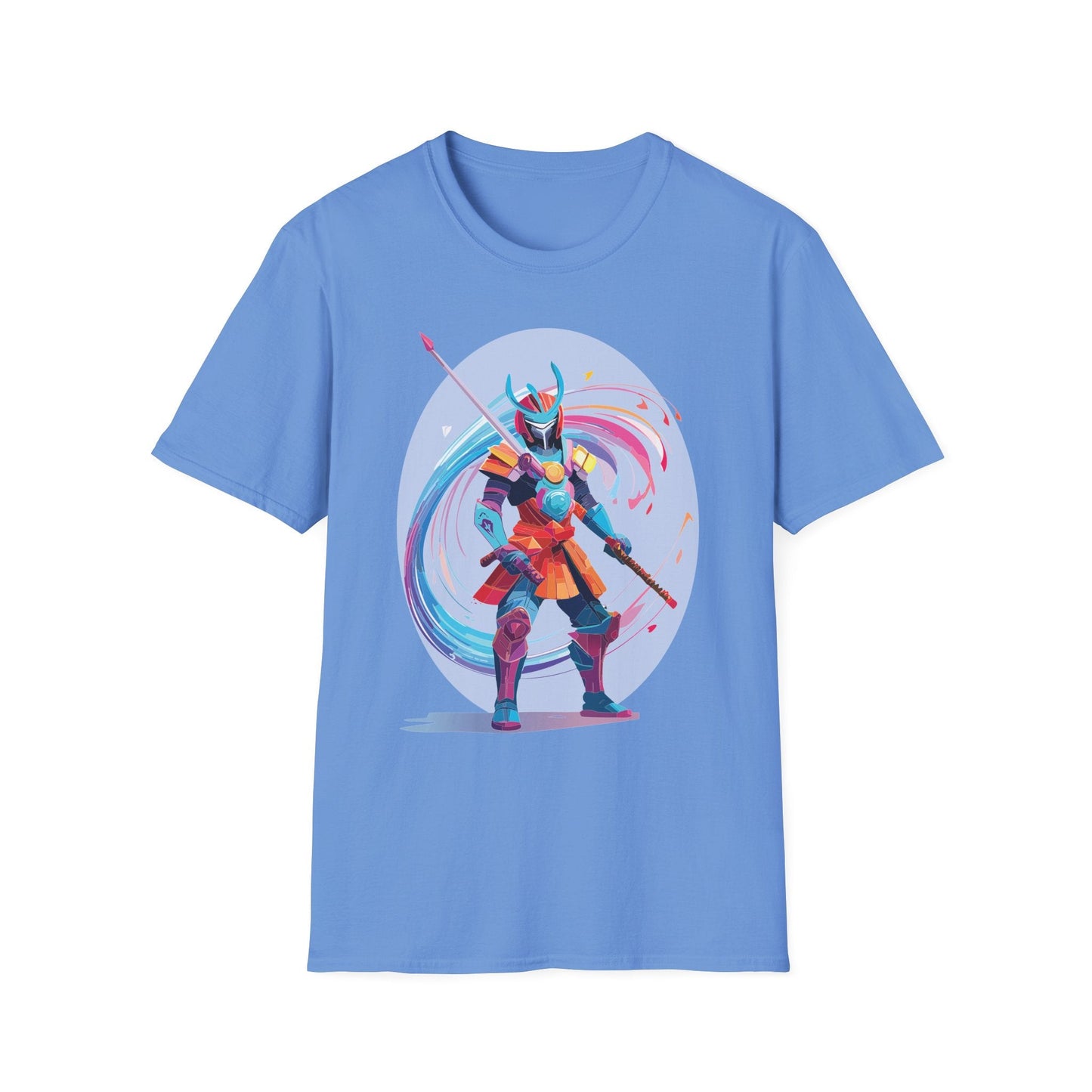 Samurai Shirt Unisex Gildan Softstyle Tee 100 Percent Ring Spun Cotton Samurai Design