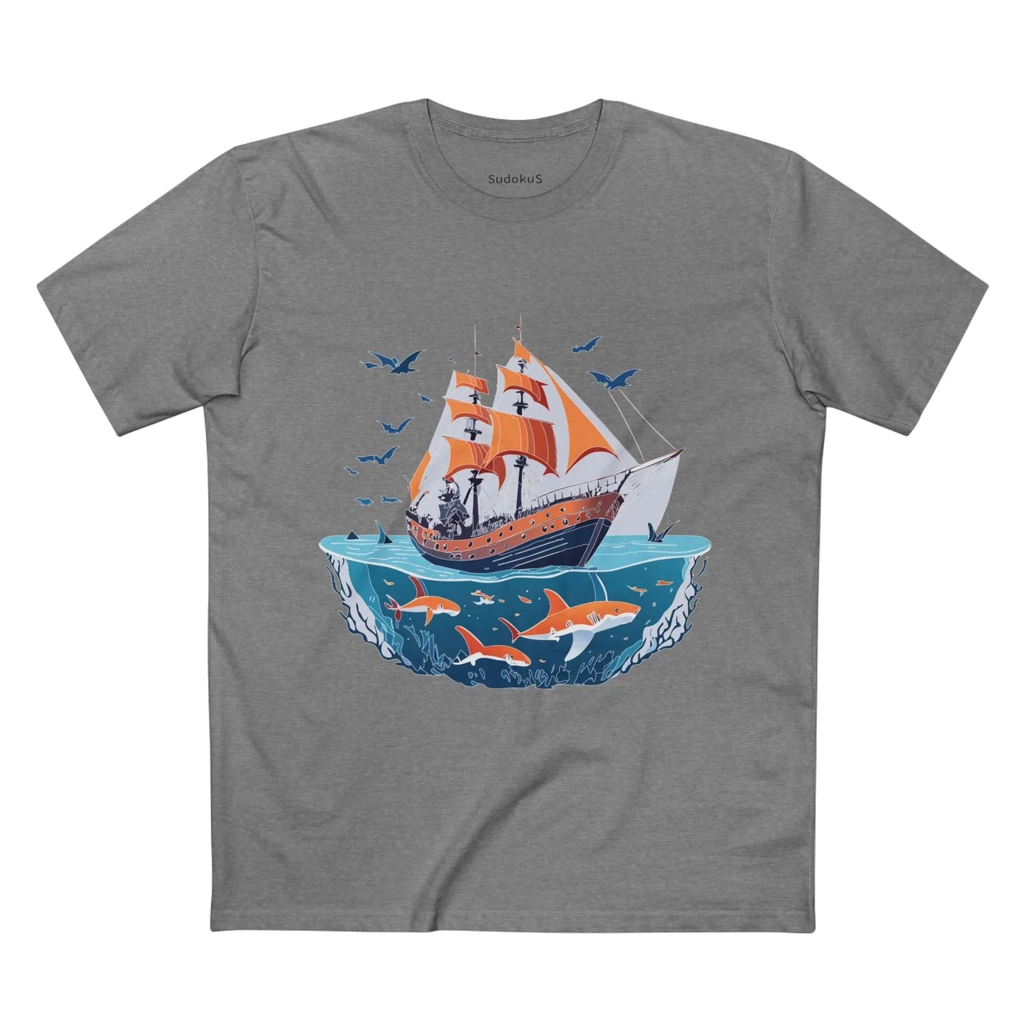 Ocean Coast Graphic Unisex 100 Cotton Staple Tee 24