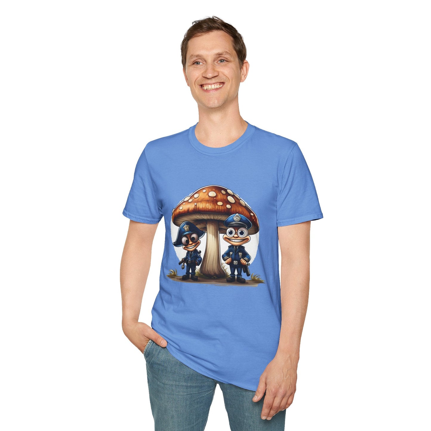 Mashroom Tee Shirt Unisex Funny Mashroom Design Shirt With Fungus Gildan Softstyle 64000