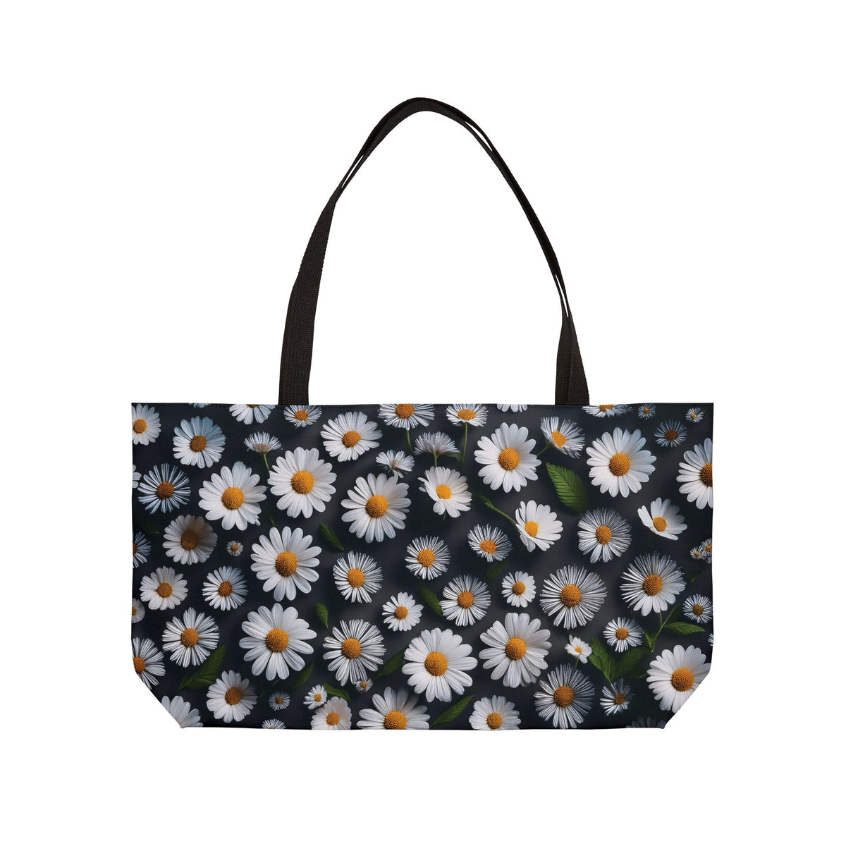 Floral Print Poly Canvas Weekender Bag 10