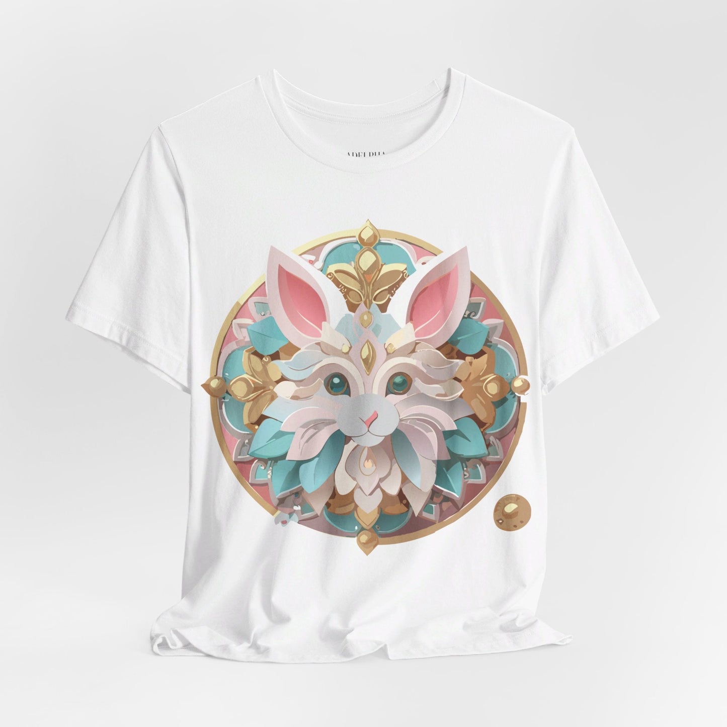 Medallion Graphic Unisex 100 Cotton Vintage Animal Medal Artwork Tee 88