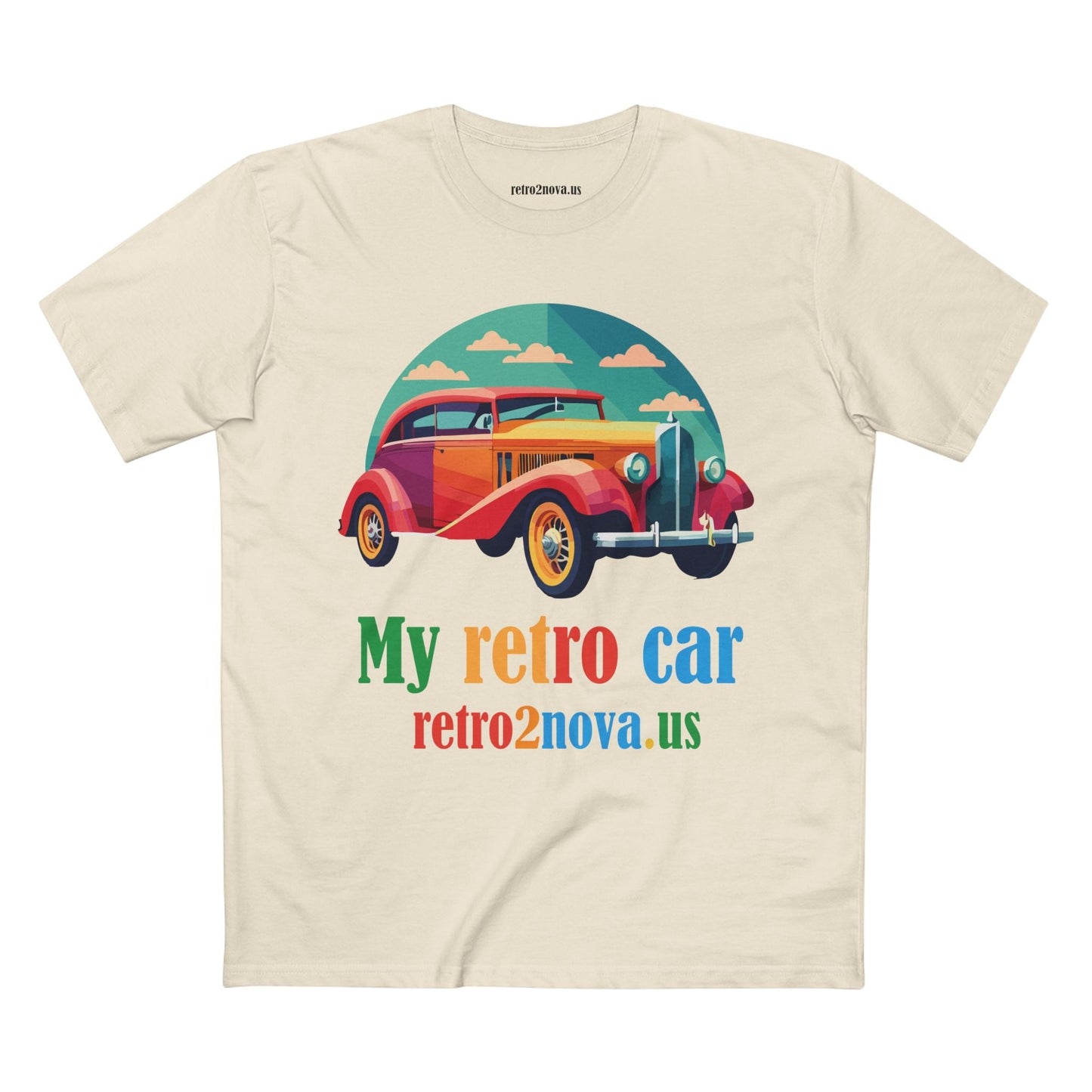 Retro Car Tee Vintage Auto Shirt RC20 Unisex Premium Cotton Art Design From Our Exclusive Collection