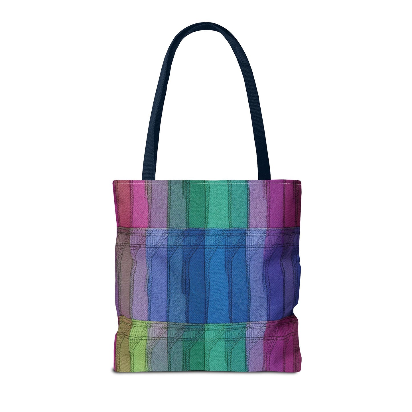 Denim Canvas Bag, Tote Bag Denim Printify