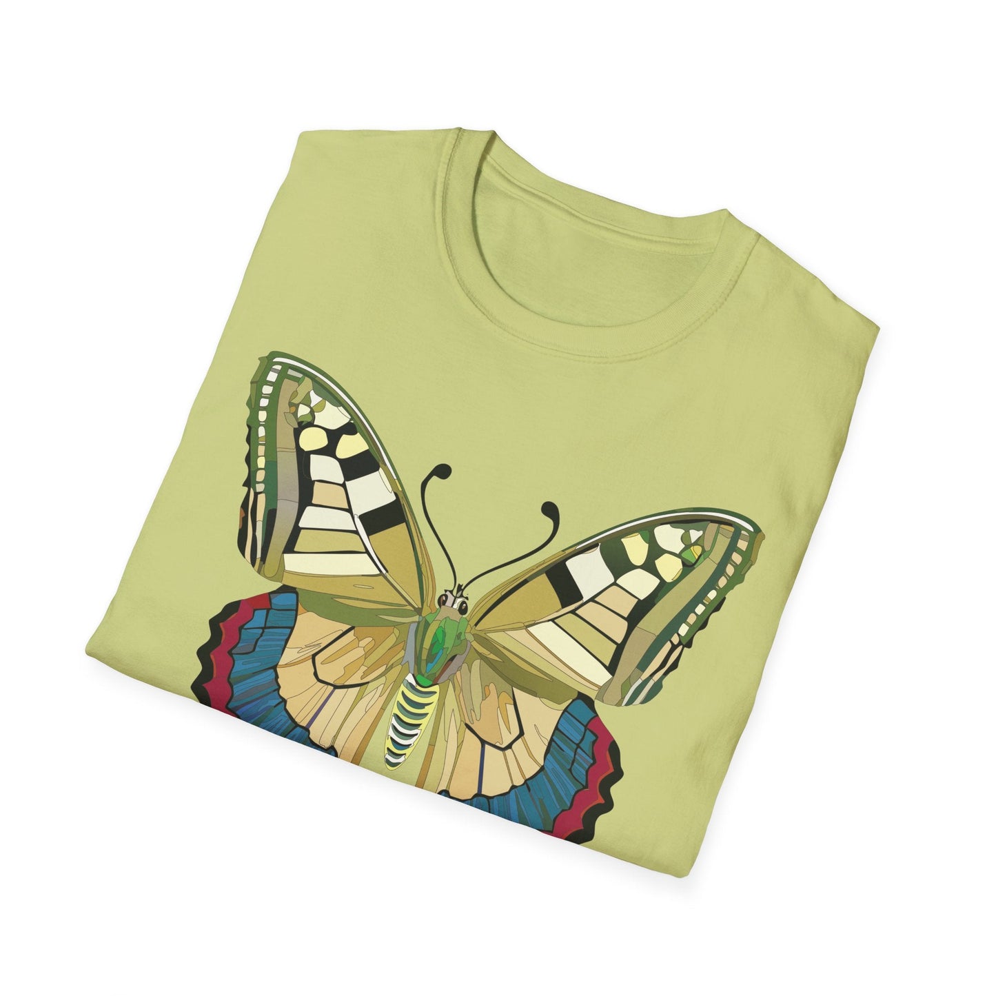 Butterfly T Shirt Unisex Monarch Design Soft Cotton Gildan 64000 Short Sleeve Tee