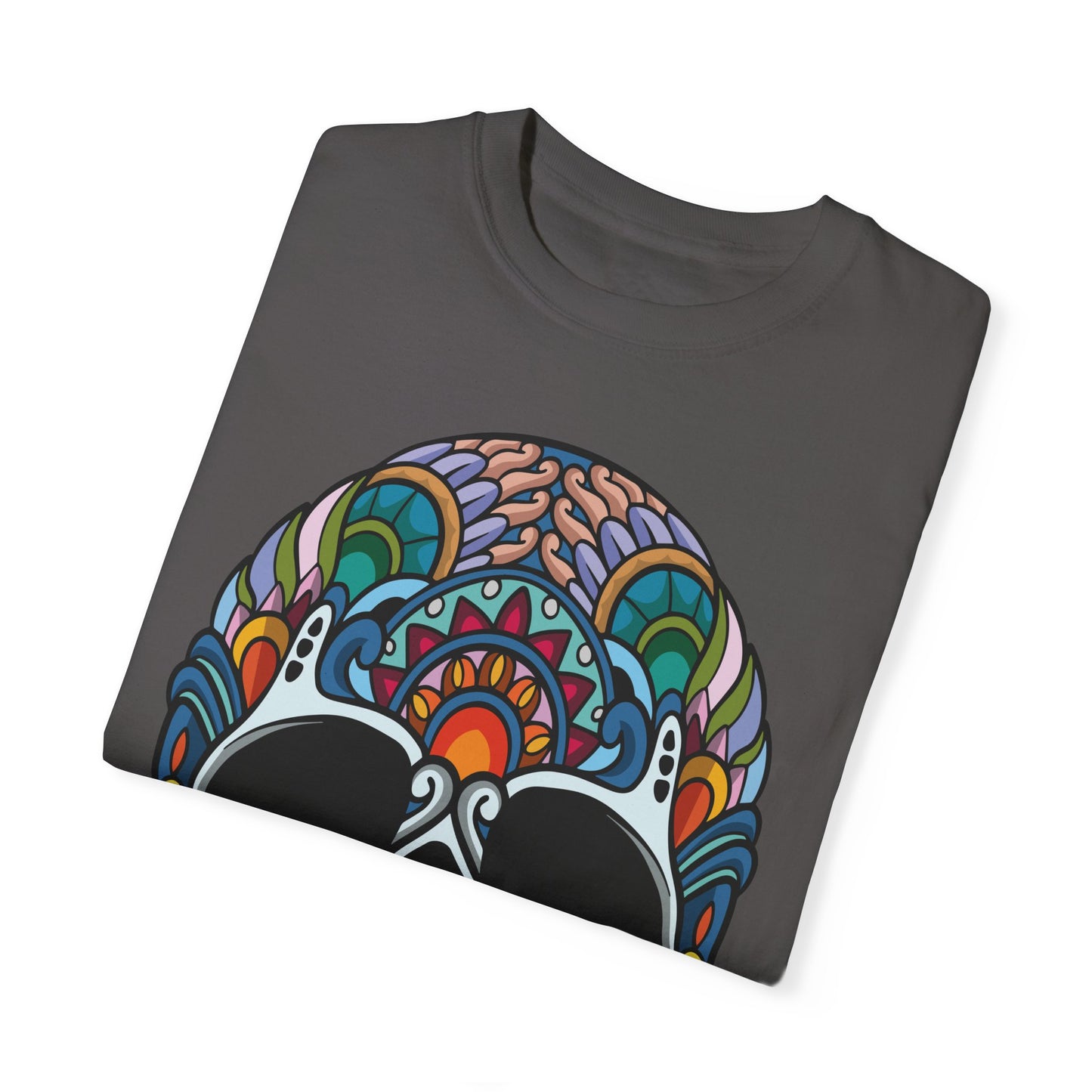 Unisex Cotton Tee Shirt with Skull