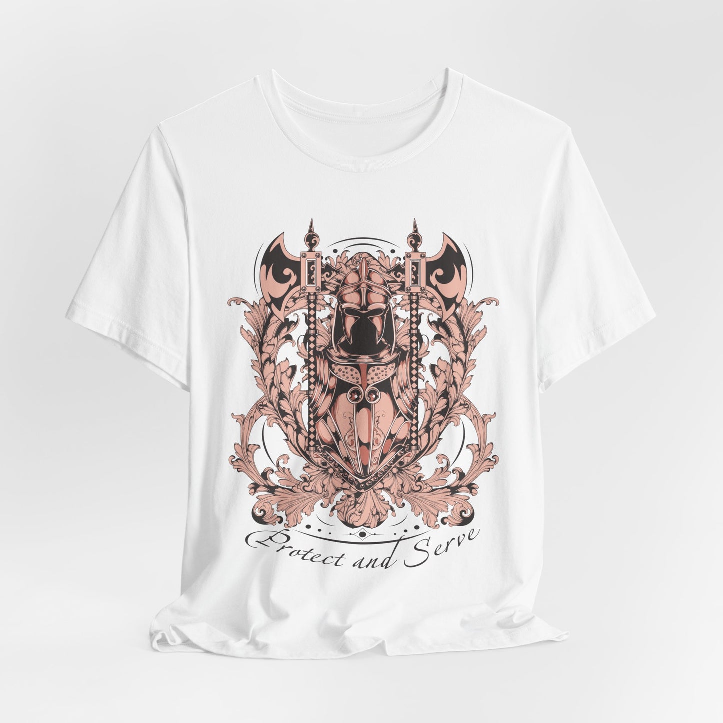 Protect and Serve Graphic Tee, Artistic Tee, Graphic T-Shirt, Artistic T-Shirt, Vintage Shirt, Gifts for Police Officers