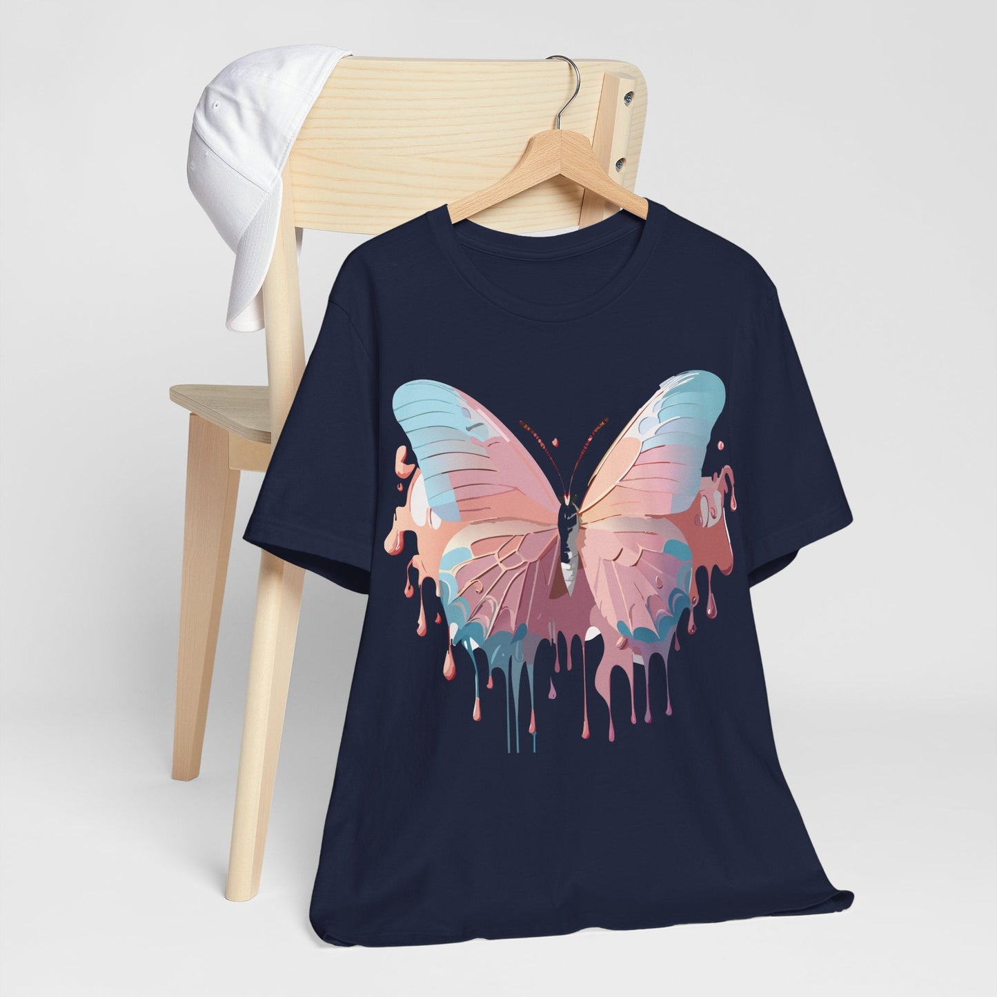 Butterfly Graphic Tee Unisex Adelpha Vintage Inspired Art Design Shirt