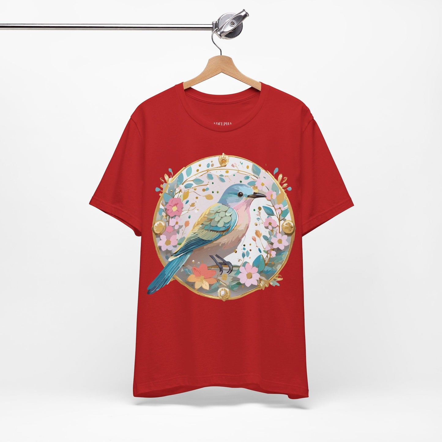 Adelpha Medallion Graphic T Shirt Unisex Short Sleeve Vintage Inspired Artwork Tee