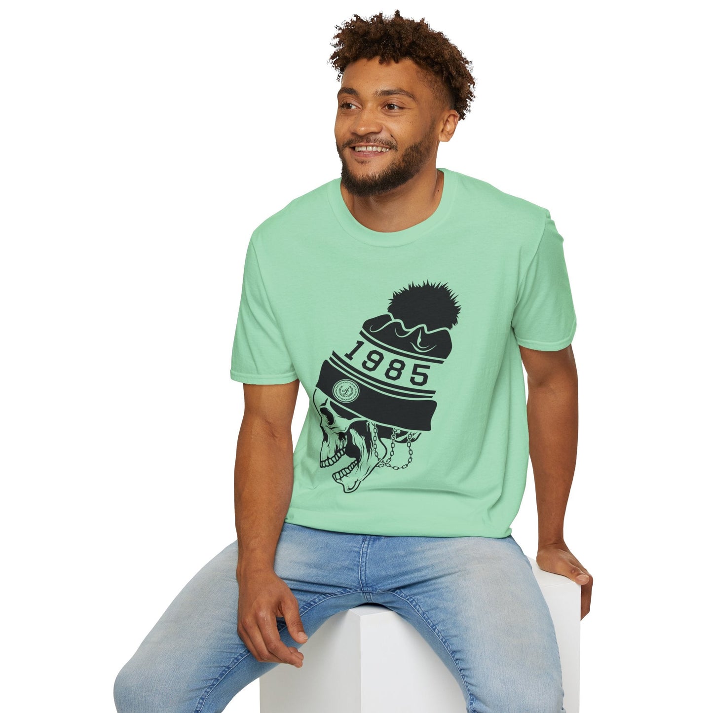 Cartoon Animation T Shirt Unisex Gildan Softstyle 64000 Tee With Art Design Funny Graphic