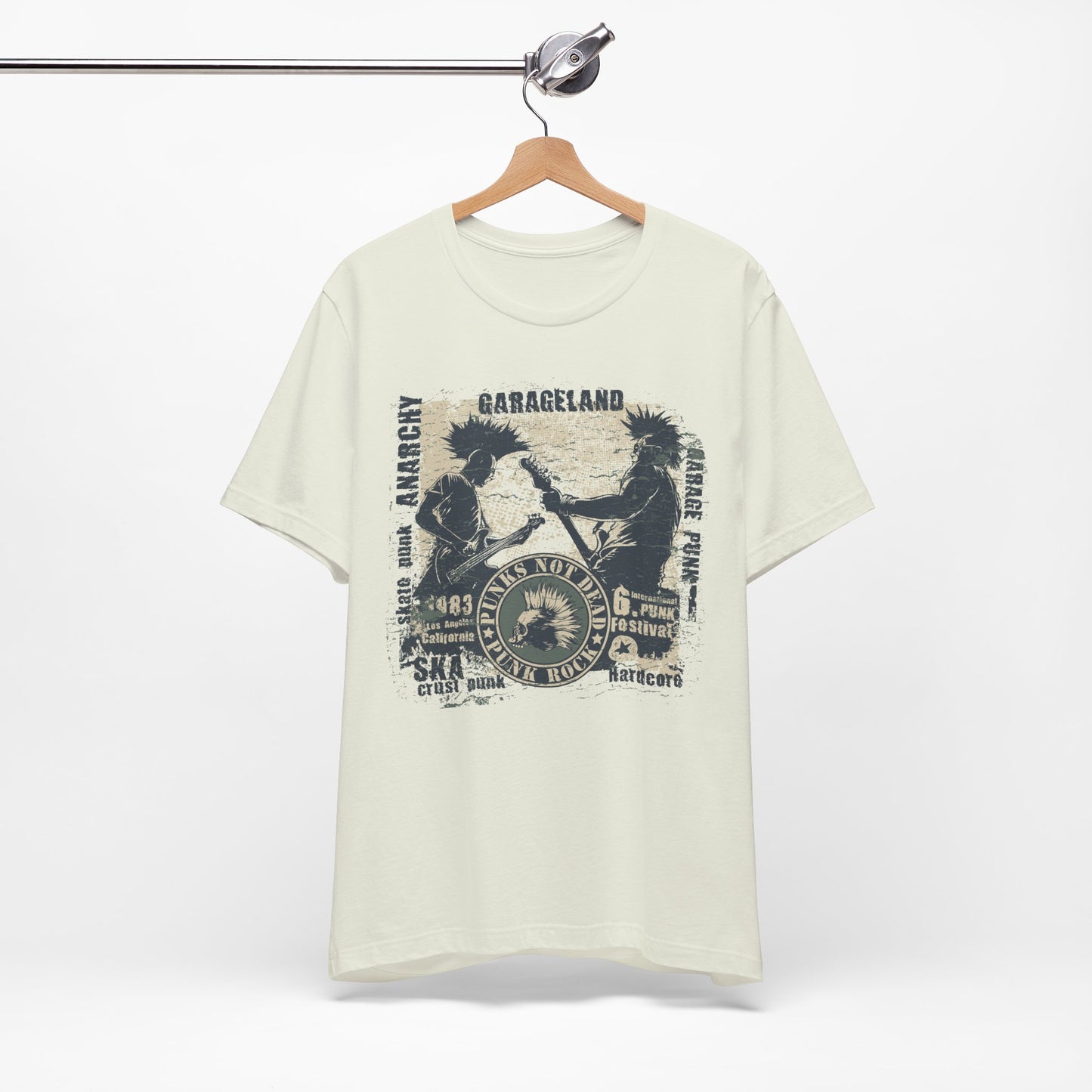 Punk Rock Graphic Tee, Retro Graphic T-Shirt, Artistic Vintage T-Shirt, Vintage Shirt, Retro Tee, Art Design Music Tees