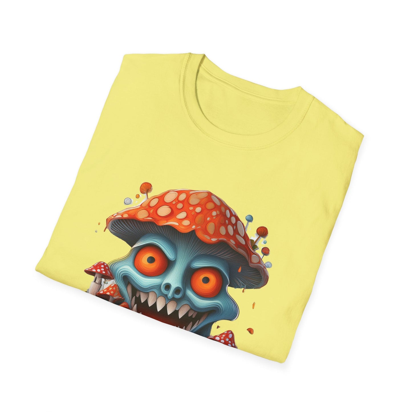 Mashroom Tee Shirt Unisex Softstyle Gildan 64000 Short Sleeve Tee With Funny Mashroom Fungus