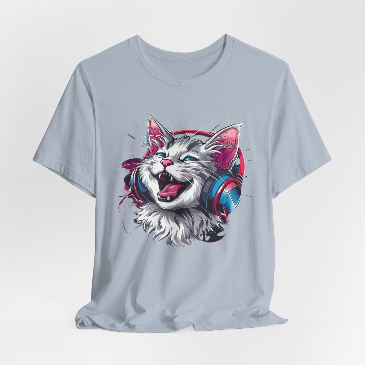 Gina Cartoon Cat Tee Shirt, Funny Cat T-Shirt, Pet Shirt, Animal Tees, Funny Animal T-Shirt, Graphic Tee