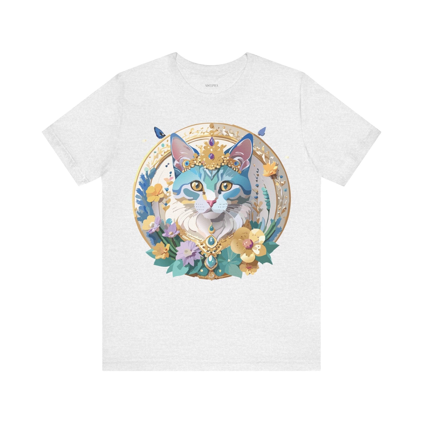 Unisex Graphic Tee With Adelpha Artwork Vintage Inspired Short Sleeve Jersey Shirt