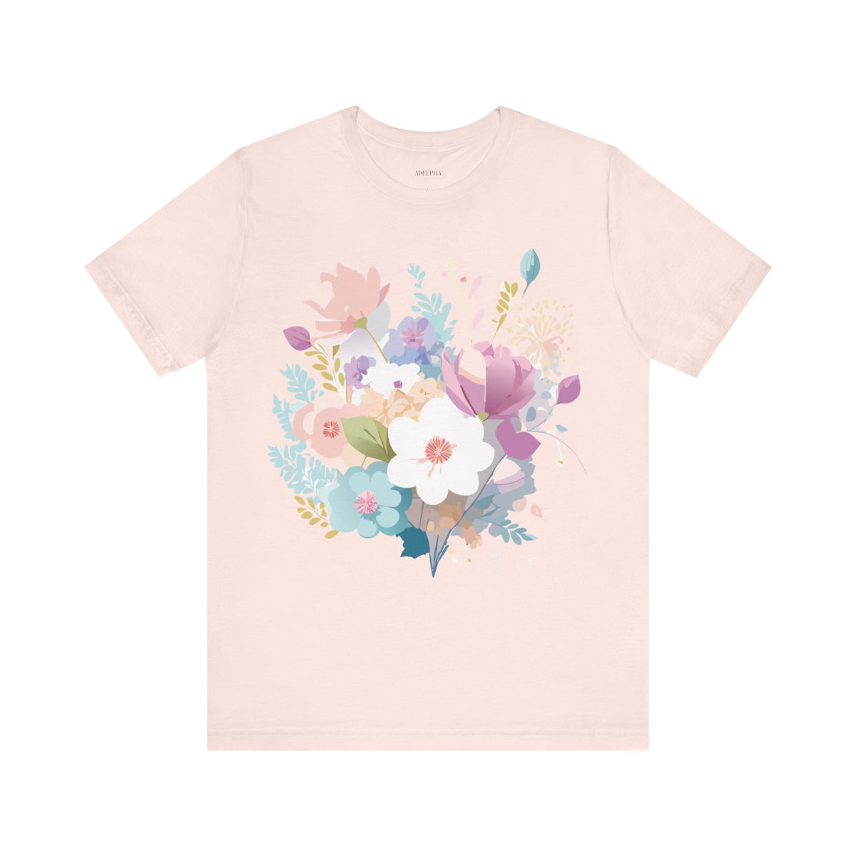Floral Graphic Tee Shirt - Bella+Canvas Unisex 100 Cotton 42