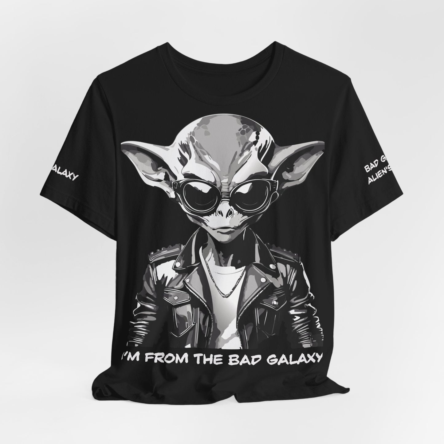 Tee Shirt With Alien From Bad Galaxy 100 Percent Cotton Made In USA Free Shipping