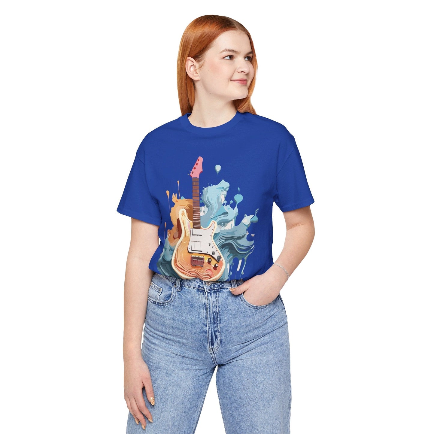 Music Graphic Unisex 100 Cotton Vintage Art with Musical Elements Tee 61