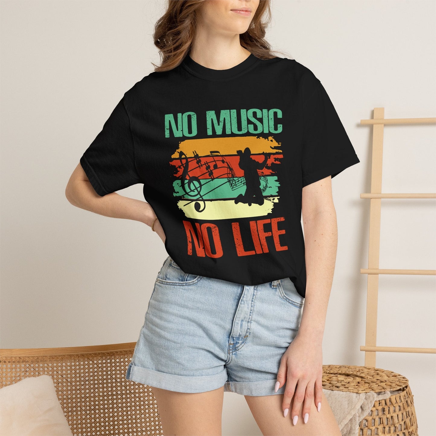 Music Graphic Design Unisex Cotton T-shirt 020