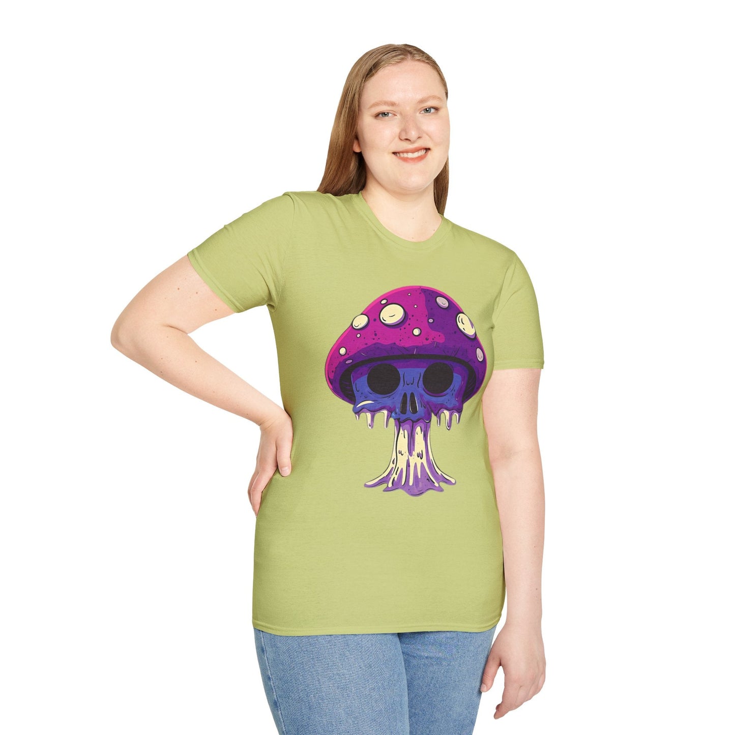 Mashroom Tee Shirt Unisex Funny Mashroom Graphic Softstyle Tee Gildan 64000 Quality Cotton